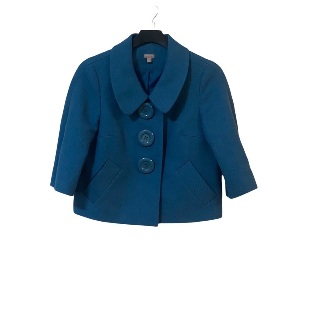 Halogen Cropped Wool‎ Blend Jacket